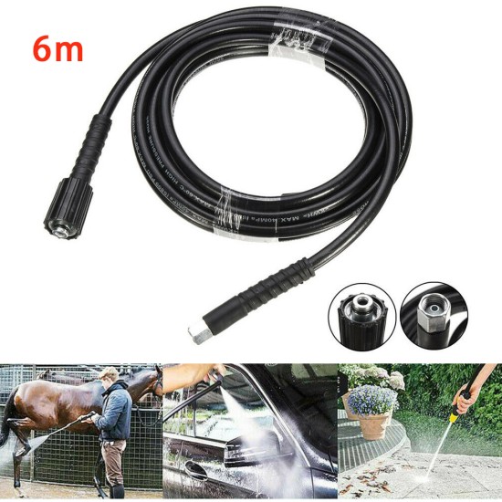 6M 5800PSI High Pressure Hose M14 X M22 Jet Washer Hose Pipe for Karcher K2 K3