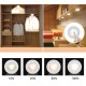 6Pcs LED Lights Stylish Closet Lights with Remote Control Pat Light Night Light for Lighting Warm white light