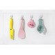 6Pcs/set Traceless Nailless Powerful Viscous Wall Hanging Hook for Kitchen Bathroom 6pcs