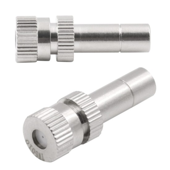 6mm Connectors Low Pressure Fogging Nozzle Water Spray Nozzle Humidification Dust Removal Cooling 0.15mm