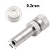 6mm Connectors Low Pressure Fogging Nozzle Water Spray Nozzle Humidification Dust Removal Cooling 0.3mm