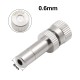 6mm Connectors Low Pressure Fogging Nozzle Water Spray Nozzle Humidification Dust Removal Cooling 0.6mm