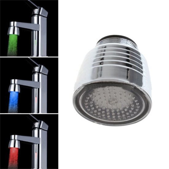 7 Colors Change Gradient Led Water Faucet  Light Water Stream Color Changing Faucet Tap For Kitchen Bathroom 7colors change