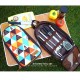 7 PCs Camping Kitchen Utensil Set Camp Cookware Utensils Organizer Travel Kit  Triangle Pattern