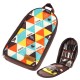 7 PCs Camping Kitchen Utensil Set Camp Cookware Utensils Organizer Travel Kit  Triangle Pattern