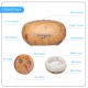 7 colour wood grain humidifier Household Air Humidifier Colorful Lights Air Purifying Mist Maker Deep wood grain (no remote control)_Australian regulations