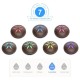 7 colour wood grain humidifier Household Air Humidifier Colorful Lights Air Purifying Mist Maker Deep wood grain + remote control_Australian regulations