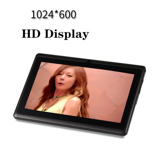 7 inch Tablet PC 1024x600 HD Black_1GB+8GB