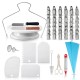 73Pcs/Set DIY Cake Turntable Baking Nozzles Tools Set for Decor 73 sets