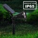 7led Solar Spot Lights Built In 2200mah Lithium Battery Outdoor Colorful Rgb Garden Lawn Landscape Lamp