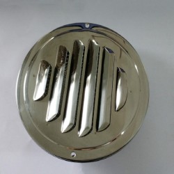 80-120mm Round Stainless Steel Air Vent Grille Metal Louvered Ventilation Cover 120mm