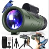 80 x 100 Monocular Telescope, With BAK-4 Prism And FMC Lens, High Power Single Tube Outdoor Telescope With 360° Tripod For Travel, Hiking green 80 x 100 Monocular Telescope, With BAK-4 Prism And FMC Lens, High Power Single Tube Outdoor Telescope With 360° Tripod For Travel, Hiking green