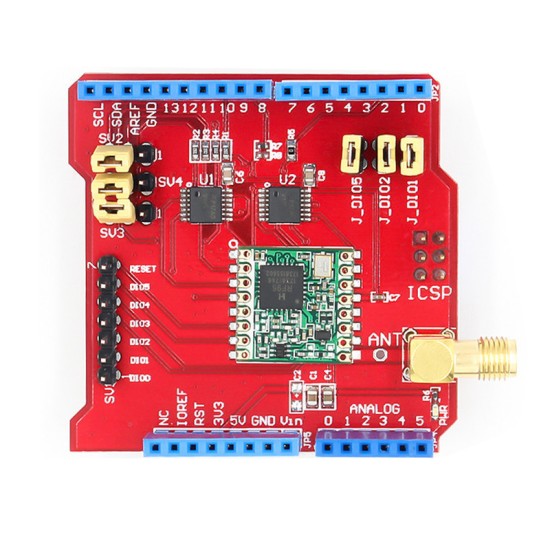 868Mhz LoRa Shield IOT Long Distance Wireless Lora Shield for Dragino Arduino Leonardo UNO Mega2560 Duemilanove Due