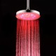 8inches Color Changing Shower  Head Bathroom Rain Top Showerhead Colorful automatic color change