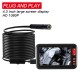 8mm 1080P Endoscope Camera with 4.3 Inch Screen Display 2000mAh 8 LED Light waterproof Inspection Borescope Camera 10 m