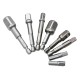 8pcs Sleeve Connecting Rod Head Chromium Vanadium Steel Socket Adapter Bits Power Tool Accessories