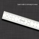 90 Degree Stainless Steel Multifunctional Horizontal Square Ruler Blue