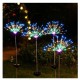 90/120 Leds High Brightness Ground Plug Solar  Lights Outdoor Lawn Fairy Lighting Lamp For Gardens Courtyards Weddings Decoration 90 lights, 4 colors