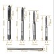 9pcs Hss M3-M6 Tap Drill Wrench Set with T-type Wrench Hss Combination Tap Drill Set Hand Tools