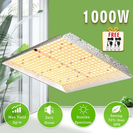 AC85-265V 1000W Led Plant Growth Hydroponic Indoor Vegetables And Flowers Full Spectrum Lamp  European regulations