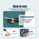 ANENG 12pcs Soldering Iron Kit 60W 110-220VAC Adjustable Temperature 200℃-450℃ Digital Display Welding Tool EU Plug