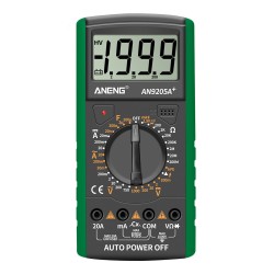 ANENG An9205a+True-rms Digital Multimeter Transistor Tester Capacitor Tester Electrical Capacitance Meter Green