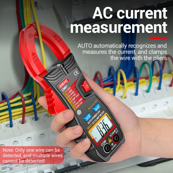 ANENG CM81 Digital Clamp Meter 6000 Counts Ac/dc Voltage Ac Current Ncv Red