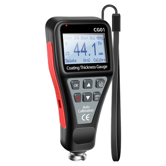 ANENG Cg01 Coating Thickness Gauge LCD Display High-precision Thickness Tester Car Painting Depth Gauge