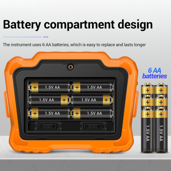 ANENG Digital Megohm Meter 100-1000V High-precision High Pressure Indicator Insulation Resistance Tester MH10 Orange