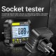 ANENG LCD Receptacle Tester Socket Phase Detector Digital Voltage Display Ground Leakage Tester Fault Checker EU Plug