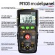 ANENG M108 Digital Multimeter 4000 Counts 0-500V 0-2A High Precision Auto-ranging Current Voltage Tester Black