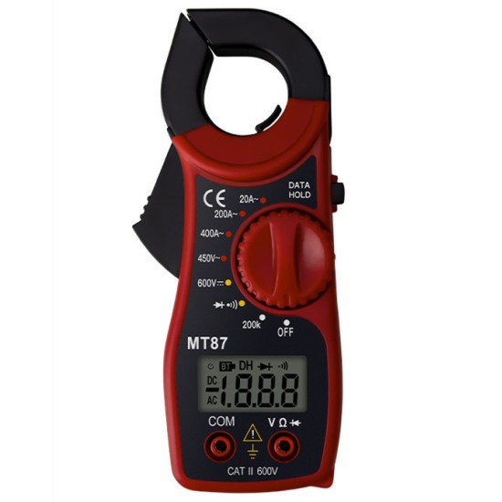 ANENG Mt87 Digital Clamp Meter Multimeter Professional Portable Red