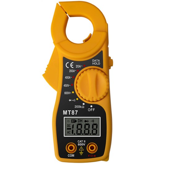 ANENG Mt87 Digital Clamp Meter Multimeter Professional Portable Yellow