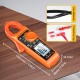 ANENG St185 Digital Clamp Meter Multimeter 4000 Counts Auto-ranging Tester AC DC Voltage Current Detection Pen Orange Red