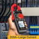 ANENG St185 Digital Clamp Meter Multimeter 4000 Counts Auto-ranging Tester AC DC Voltage Current Detection Pen Black Red