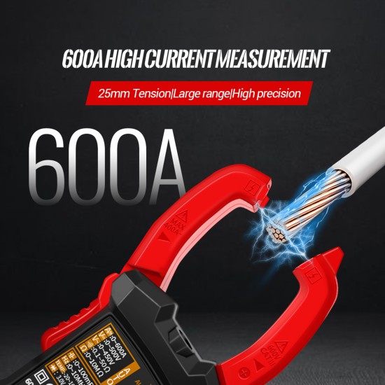 ANENG St194 Digital Clamp Meter 200A DC current Tester 600v Voltage Ammeter Trms 6000 Counts Capacitance Multimeter