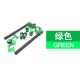 Adjustable Handlebars Clip On Bar Ends Fork Adjusters Yoke Nut Guard Pad Set for Kawasaki Green