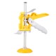 Adjustable Tiling Height Lifting Tool Locator Tile Risen Adjuster for Bricklayer Yellow