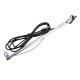 Aerial Manual Car Lock Antenna for Toyota Land Cruiser 80 series HDJ 80 HZJ 80 FZJ 80 Black + Silver