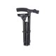 Aluminium Alloy Folding Walking Stick with LED Light Creative Old Man Hand Crutch Gift