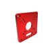 Aluminium Router Table Insert Plate Woodworking Benches Wood Router Trimmer Models for RT0700C Red