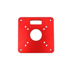 Aluminium Router Table Insert Plate Woodworking Benches Wood Router Trimmer Models for RT0700C Red