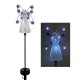 Angel Garden Stake Lights Outdoor Waterproof Energy Saving Solar Lamps with 7 Leds Purple