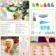 Anti-skid 128Pcs/Pack Cake Turntable Set  Fondant Tool Kitchen Dessert Baking Pastry Supplies Anti-skid turntable 128 sets