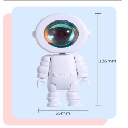 Astronaut Shape Sunset Projector Lamp Night Light Stepless Dimming Led Light For Bedroom Decoration rainbow