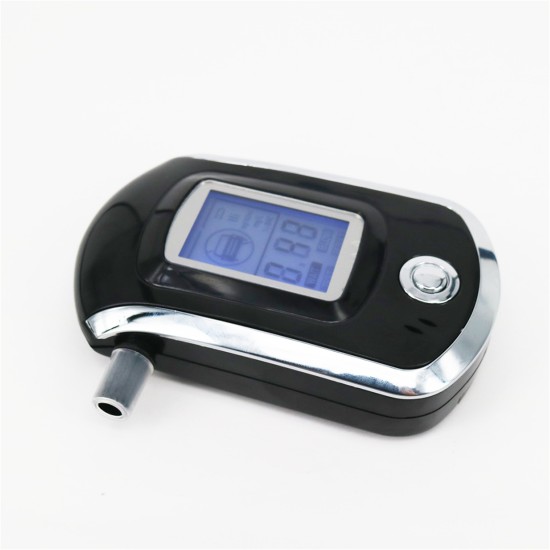 At6000 Digital Breath Alcohol-tester Lcd Screen Portable Breath Drunk Driving Analyzer with Mouthpiece