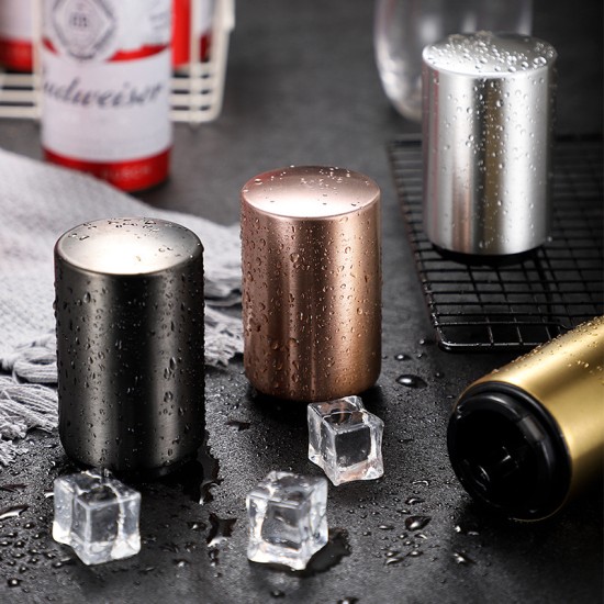 Automatic Stainless Steel Beer Bottle Opener Titanium-plated