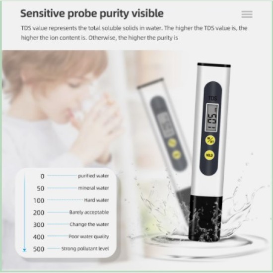 Automatic Tds Meter Calibration 0-990ppm Water Quality Meter