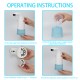 Automatic Touchless Foam Soap Dispenser Sensor Liquid Dispenser for Kids Adults Kitchen  white