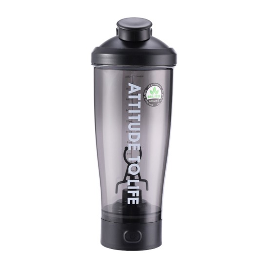 Automatic Vortex Mixer Portable Blender Leak-proof Electric Sports Fitness Shaker Cup Protein Shaker Black